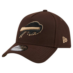 Buffalo Bills New Era Burnt Wood A-Frame 9FORTY Adjustable Hat - Dark Brown - NFL