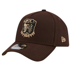 Cleveland Browns New Era Burnt Wood A-Frame 9FORTY Adjustable Hat - Dark Brown - NFL