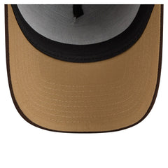 Cleveland Browns New Era Burnt Wood A-Frame 9FORTY Adjustable Hat - Dark Brown - NFL