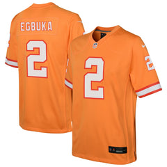 Emeka Egbuka Tampa Bay Buccaneers Youth Team Game Jersey - Orange - Nike
