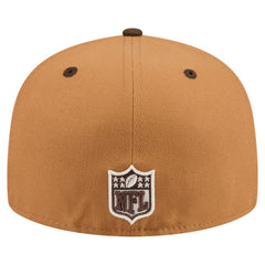 Atlanta Falcons New Era Two-Tone Walnut 59FIFTY Fitted Hat - Light Brown/Dark Brown - NFL