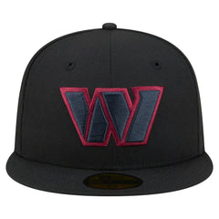 Washington Commanders New Era Color Pop 59FIFTY Fitted Hat - Black - NFL