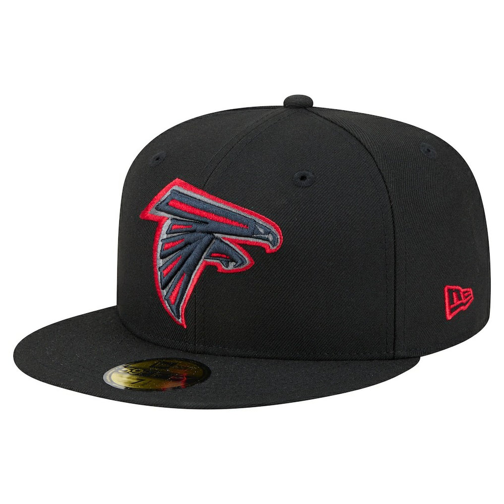Atlanta Falcons New Era Color Pop 59FIFTY Fitted Hat - Black - NFL