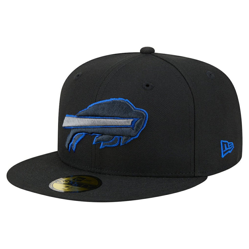 Buffalo Bills New Era Color Pop 59FIFTY Fitted Hat - Black - NFL