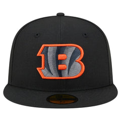 Cincinnati Bengals New Era Color Pop 59FIFTY Fitted Hat - Black - NFL