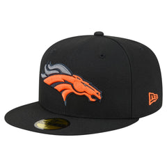 Denver Broncos New Era Color Pop 59FIFTY Fitted Hat - Black - NFL
