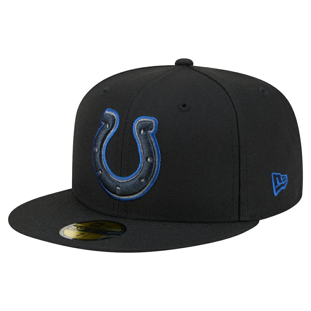 Indianapolis Colts New Era Color Pop 59FIFTY Fitted Hat - Black - NFL