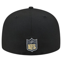 New Orleans Saints New Era Color Pop 59FIFTY Fitted Hat - Black - NFL