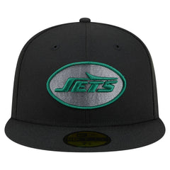 New York Jets New Era Color Pop 59FIFTY Fitted Hat - Black - NFL