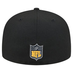 Pittsburgh Steelers New Era Color Pop 59FIFTY Fitted Hat - Black - NFL