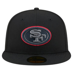 San Francisco 49ers New Era Color Pop 59FIFTY Fitted Hat - Black - NFL