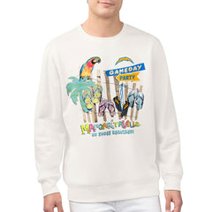 Los Angeles Chargers Margaritaville Gameday Party Fleece Sweatshirt - Cream - NFL
