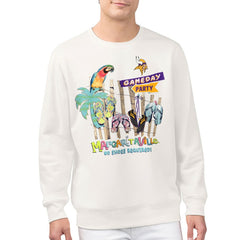 Minnesota Vikings Margaritaville Gameday Party Fleece Sweatshirt - Cream - NFL