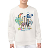 Indianapolis Colts Margaritaville Gameday Party Fleece Sweatshirt - Cream - NFL