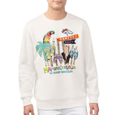 Denver Broncos Margaritaville Gameday Party Fleece Sweatshirt - Cream - NFL