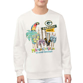 Green Bay Packers Margaritaville Gameday Party Fleece Sweatshirt - Cream - NFL