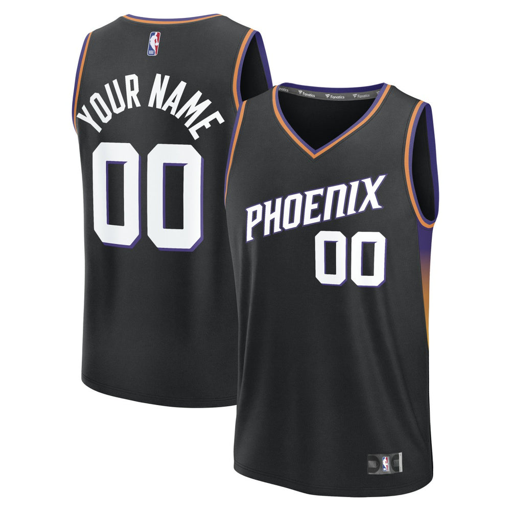 Fanatics Phoenix Suns Fastbreak Custom Jersey Statement Edition Black