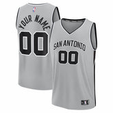 Fanatics San Antonio Spurs Youth Fastbreak Custom Jersey Statement Edition Silver