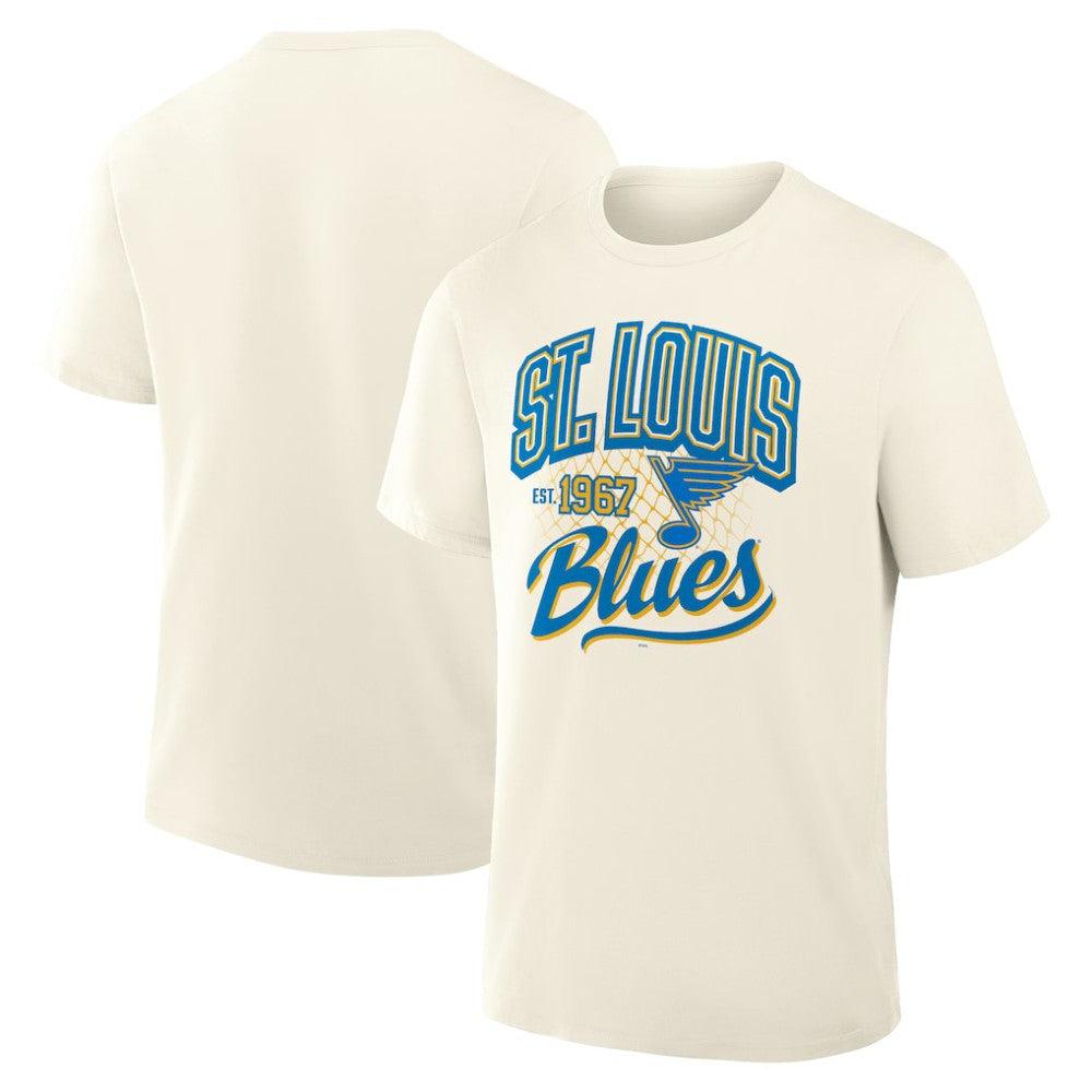 St. Louis Blues Fanatics Male Legacy T-Shirt - Cream | Fanatics Clearance