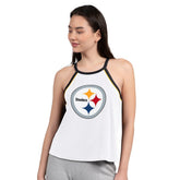 Pittsburgh Steelers G-III 4Her by Carl Banks Women's Redemption Win Slub Tank Top - White - NFL