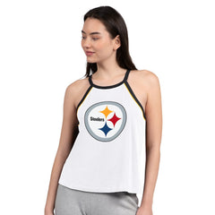 Pittsburgh Steelers G-III 4Her by Carl Banks Women's Redemption Win Slub Tank Top - White - NFL