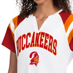 Tampa Bay Buccaneers Starter Women's Game On Notch Neck T-Shirt - White - NFL