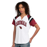 Arizona Cardinals Starter Women's Game On Notch Neck T-Shirt - White - NFL