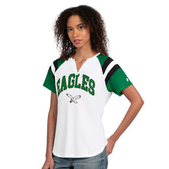 Philadelphia Eagles Starter Women's Game On Notch Neck T-Shirt - White - NFL