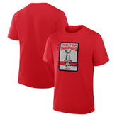 Florida Panthers 2025 Stanley Cup Champions Banner Raising T-Shirt - Red | NHL on sale
