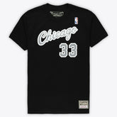 Mitchell & Ness Scottie Pippen Chicago Bulls Unisex Hardwood Classics Reload 3.0 T-Shirt Black