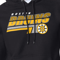 Boston Bruins Starter Logo Push Fleece Hoodie - Black | NHL online