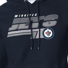 Winnipeg Jets Starter Logo Push Fleece Hoodie - Navy | NHL on sale
