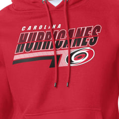 Carolina Hurricanes Starter Logo Push Fleece Hoodie - Red | NHL on sale