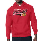 Chicago Blackhawks Starter Logo Push Fleece Hoodie - Red | NHL online