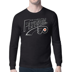Philadelphia Flyers Starter Modern Tailsweep Long Sleeve T-Shirt - Black | NHL near me