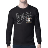 Anaheim Ducks Starter Modern Tailsweep Long Sleeve T-Shirt - Black | NHL sale