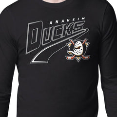 Anaheim Ducks Starter Modern Tailsweep Long Sleeve T-Shirt - Black | NHL sale