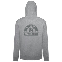 Miami Marlins Levelwear Podium Chenille Logo Full-Zip Hoodie Sale