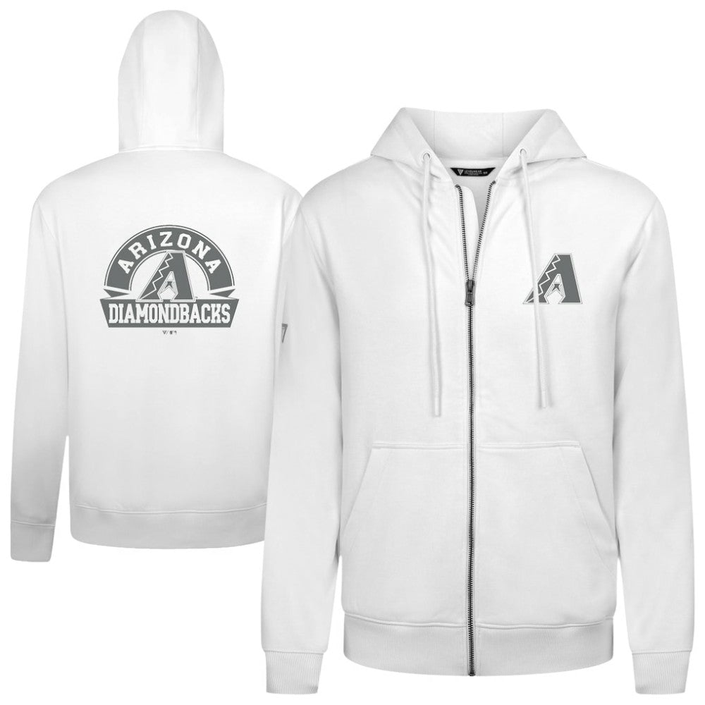 Arizona Diamondbacks Levelwear Podium Chenille Logo Full-Zip Hoodie Sale