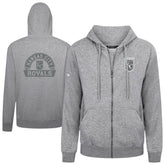 Kansas City Royals Levelwear Podium Chenille Logo Full-Zip Hoodie Outlet