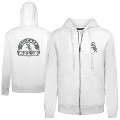 Chicago White Sox Levelwear Podium Chenille Logo Full-Zip Hoodie for sale