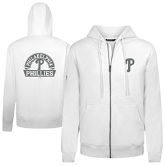 Philadelphia Phillies Levelwear Podium Banner Arch Full-Zip Hoodie Outlet
