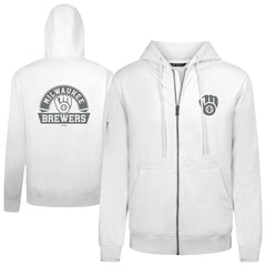 Milwaukee Brewers Levelwear Podium Banner Arch Full-Zip Hoodie Online