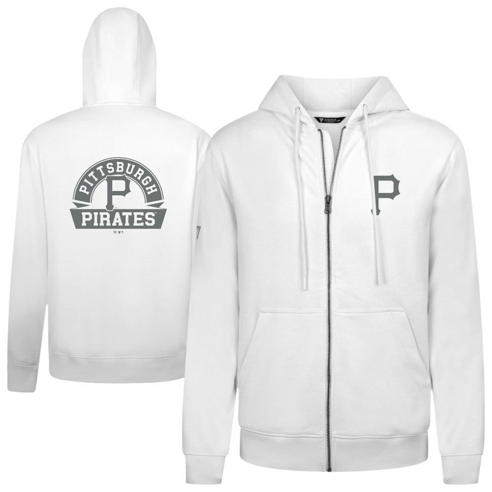 Pittsburgh Pirates Levelwear Podium Banner Arch Full-Zip Hoodie Sale