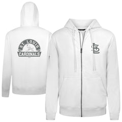 St. Louis Cardinals Levelwear Podium Banner Arch Full-Zip Hoodie Outlet