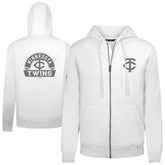 Minnesota Twins Levelwear Podium Banner Arch Full-Zip Hoodie Outlet