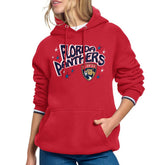 Florida Panthers Starter Women's Fireworks Fleece Hoodie - Red | NHL near me