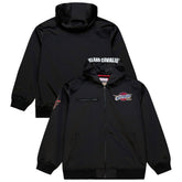 Mitchell & Ness Cleveland Cavaliers Hardwood Classics Nights Walk the Tunnel Satin Bomber Full-Snap Hooded Jacket Black