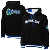 Mitchell & Ness Dallas Mavericks Hardwood Classics Nights Playmaker Fleece Hoodie Black
