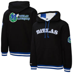 Mitchell & Ness Dallas Mavericks Hardwood Classics Nights Playmaker Fleece Hoodie Black